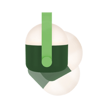 Cargar imagen en el visor de la galería, Lámpara portátil Verde
