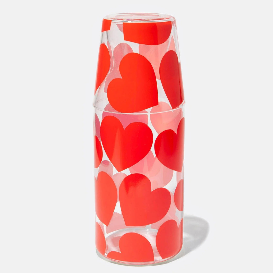 Jarra+ vaso Corazón