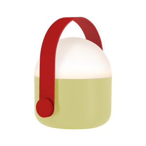 Lámpara portátil Roja