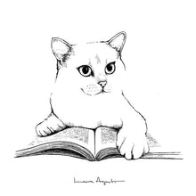 Cargar imagen en el visor de la galería, Cat and Book
